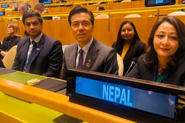 महिलाको स्थितिबारे संयुक्त राष्ट्रसंघको ७० औँ सभामा मन्त्री श्रेष्ठको सम्बोधन